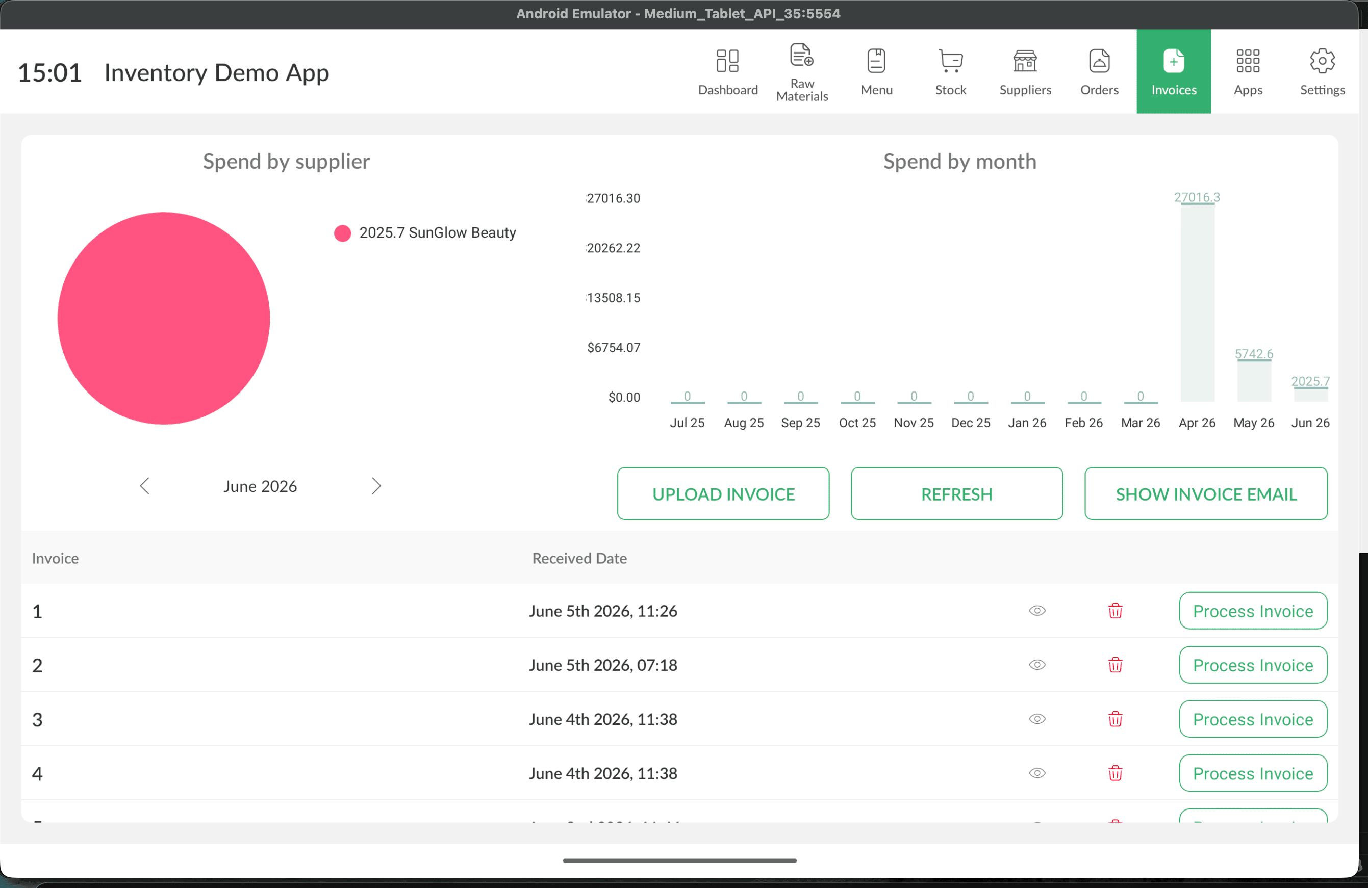 POS Screen